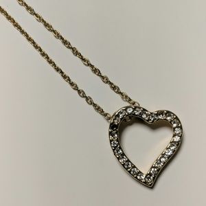 Heart Rhinestone Necklace